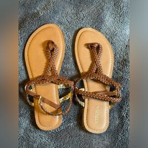 Brown summer sandals